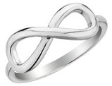 Infinity Ring in Sterling Silver
